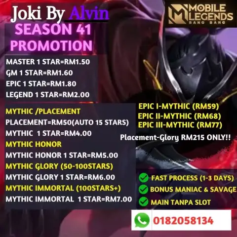 Joki Mlbb Per Star